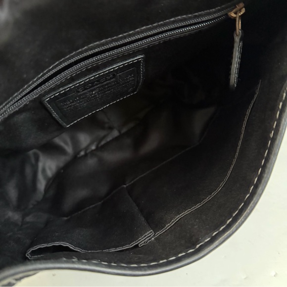 🐝 Coach Signature Bleecker Bag Black
F0794-11434 and Wallet Braided Leather - Picture 9 of 16